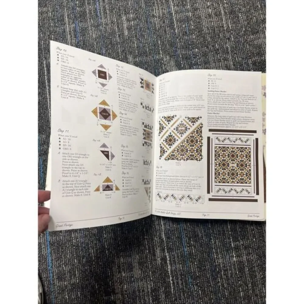 GRAND PORTAGE By‎ Doug Leko ANTLER QUILT DESIGN 2015 New Quilting Pattern Book